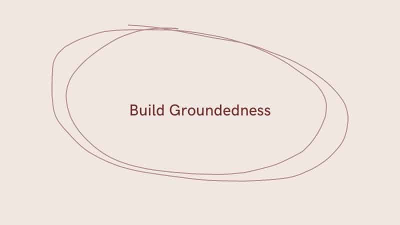 Build Groundedness